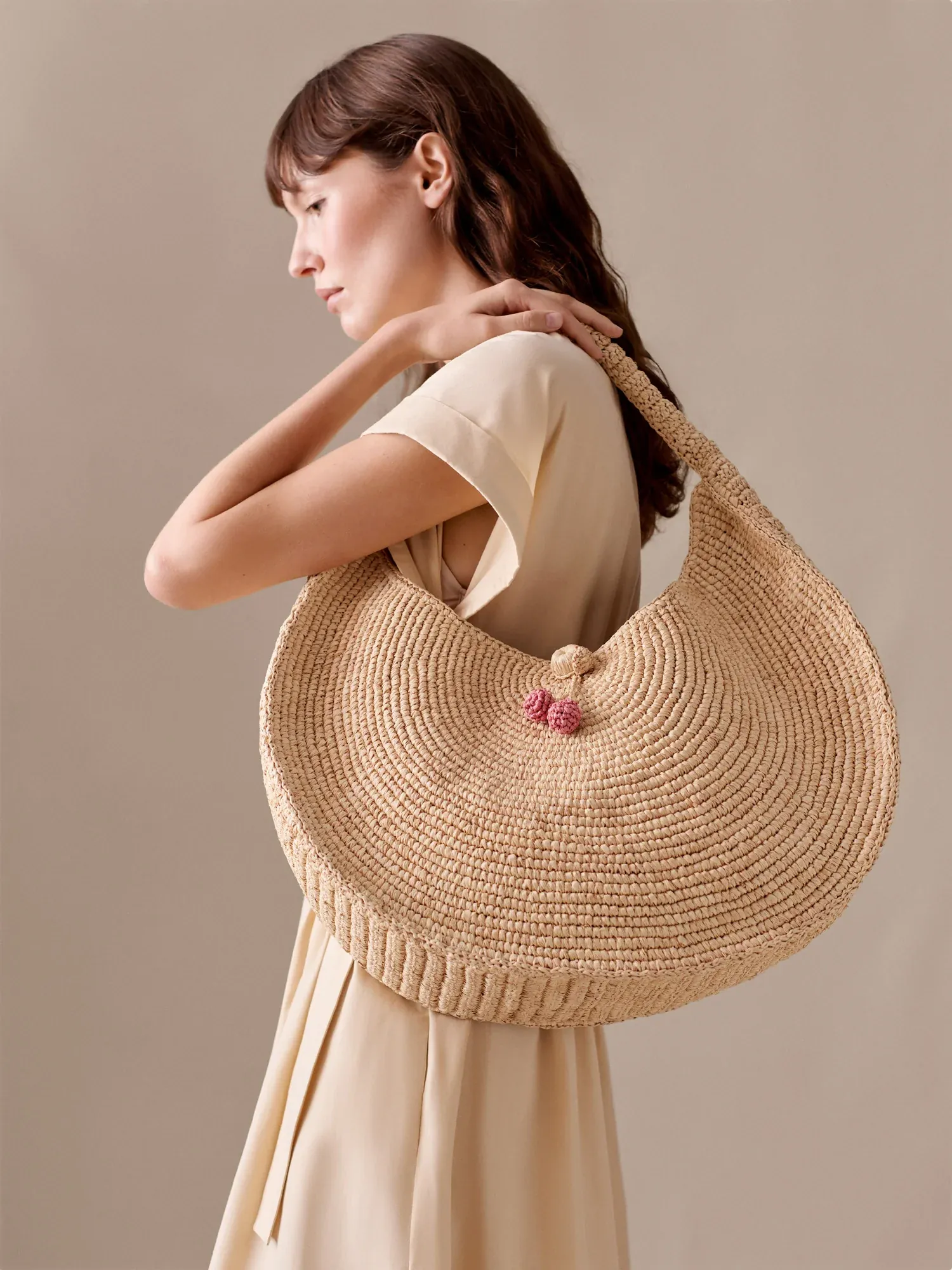 Chapeau raphia souple